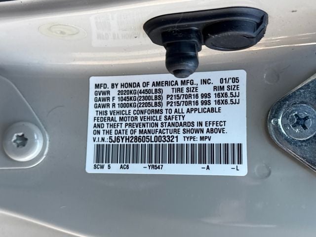 2005 Honda Element EX