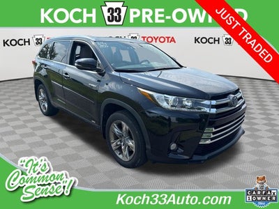 2018 Toyota Highlander Hybrid Limited Platinum