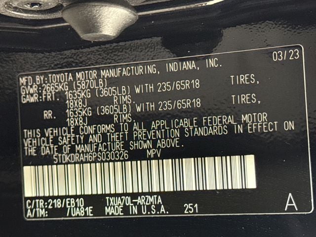 2023 Toyota Highlander XLE