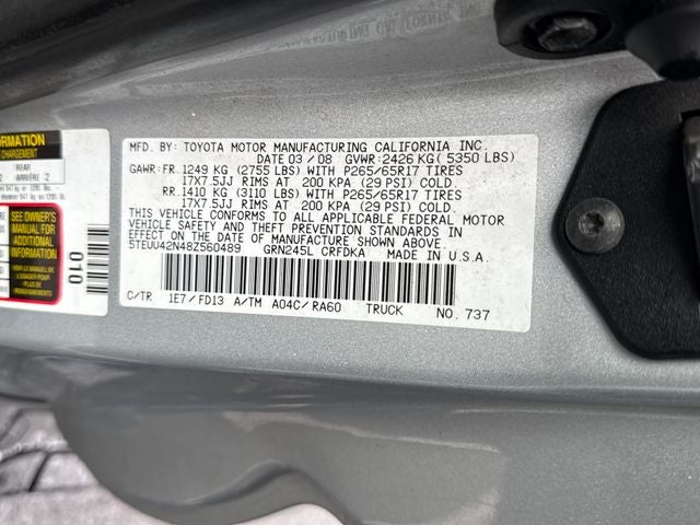2008 Toyota Tacoma Base V6