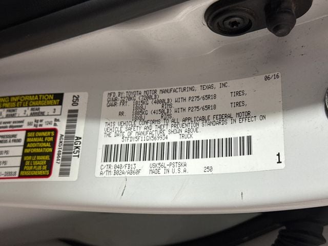 2016 Toyota Tundra SR5 CrewMax