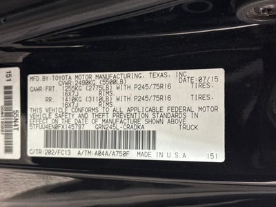 2015 Toyota Tacoma Base