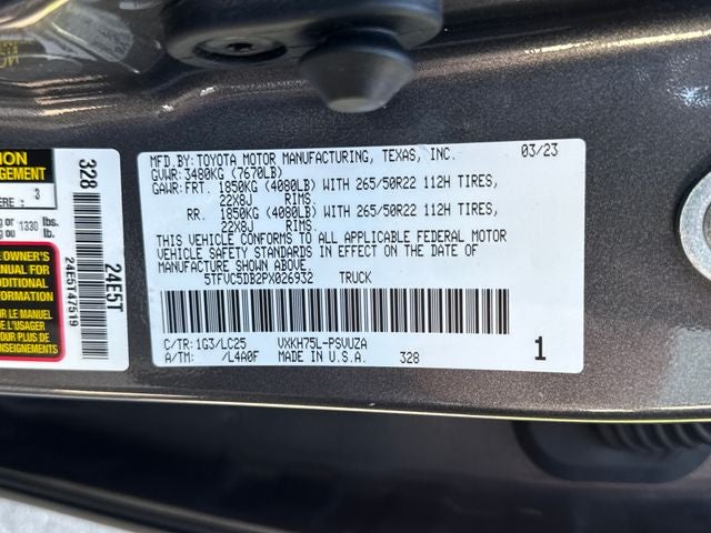 2023 Toyota Tundra Hybrid Capstone