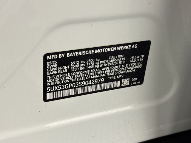 2025 BMW X3 30 xDrive