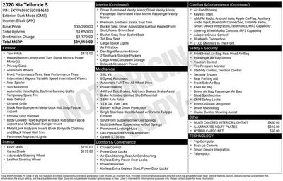 2020 Kia Telluride S