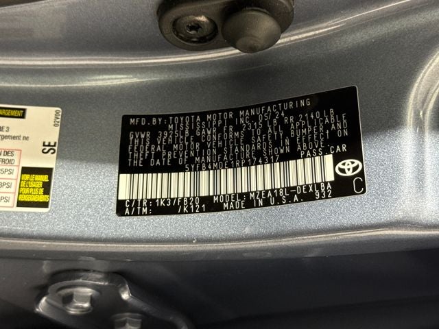 2024 Toyota Corolla LE