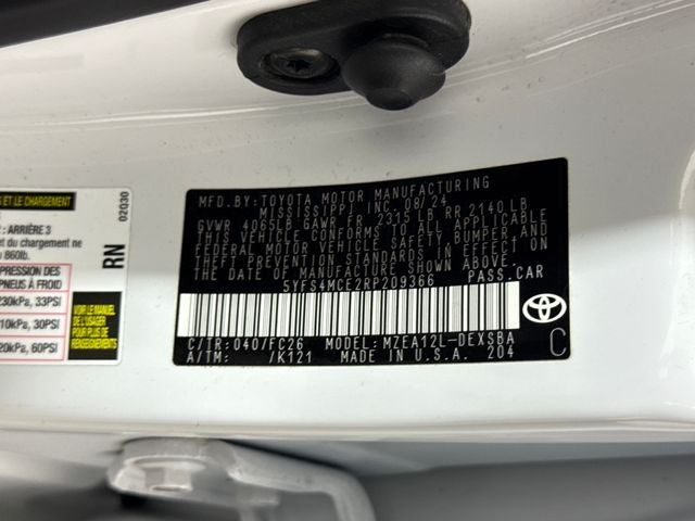 2024 Toyota Corolla SE