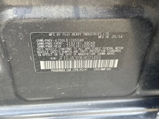 2014 Subaru Impreza 2.0i Premium