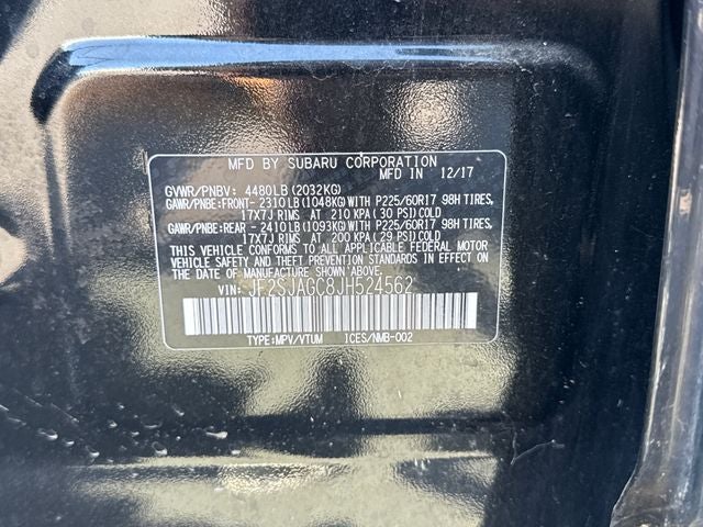 2018 Subaru Forester 2.5i Premium