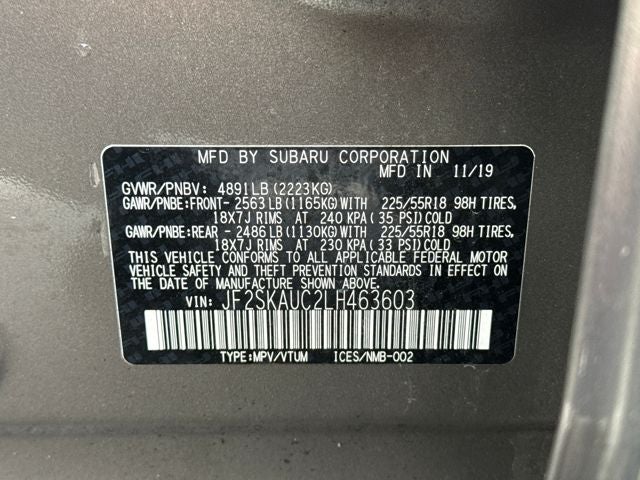 2020 Subaru Forester Limited