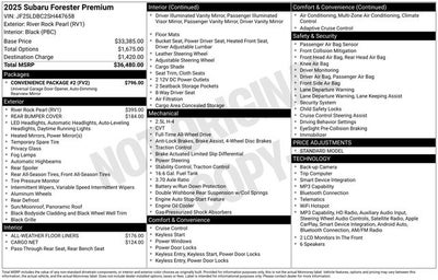 2025 Subaru Forester Premium