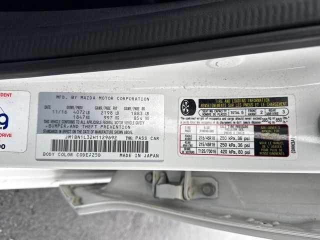 2017 Mazda Mazda3 Touring 2.5