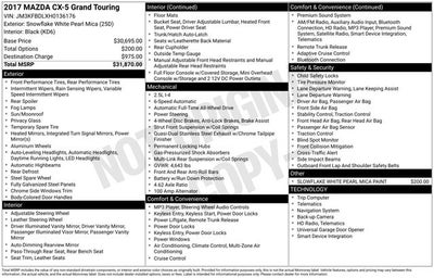 2017 Mazda Mazda CX-5 Grand Touring