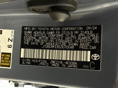 2025 Toyota Corolla Hybrid SE