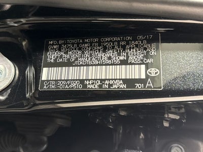 2017 Toyota Prius c Two