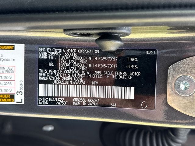 2022 Toyota 4Runner TRD Off-Road Premium