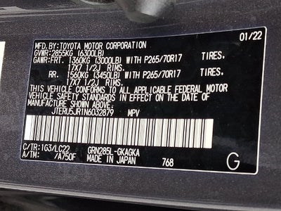 2022 Toyota 4Runner TRD Off-Road Premium