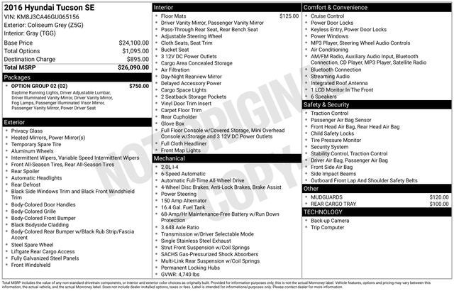 2016 Hyundai Tucson SE