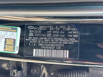 2021 Hyundai Elantra Limited