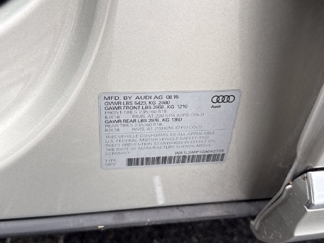2016 Audi Q5 2.0T Premium Plus quattro