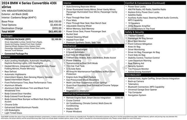 2024 BMW 4 Series 430i xDrive