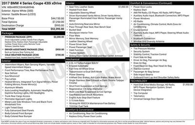 2017 BMW 4 Series 430i xDrive