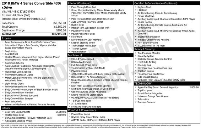 2018 BMW 4 Series 430i xDrive