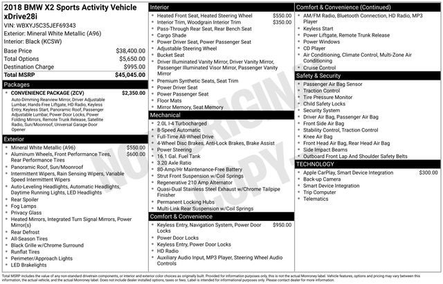 2018 BMW X2 xDrive28i