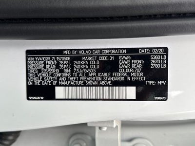 2020 Volvo XC60 T5 Inscription